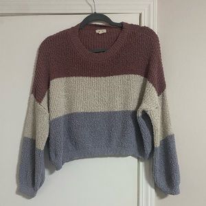 Cropped Block Sweatwr Debut Size XS